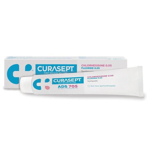 Curasept ADS 705 Chlorhexidine 0.05 Percent Gel Toothpaste 75ml