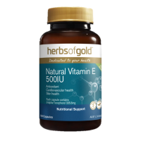 Herbs of Gold Natural Vitamin E 500IU 100 Capsules