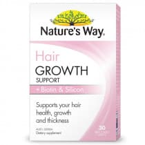 Natures Way Hair Growth Support plus Biotin and Silicon 30 Tablets
