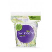 Swisspers Cotton Tips Paper Stems 120 Pack