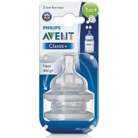 Avent Anti colic Teat Slow Flow 1m Plus 2 Pack