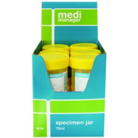 Medi Manager Specimen Container 70ml 1 Piece