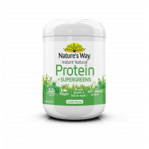 Natures Way Instant Natural Protein plus Supergreens 300g