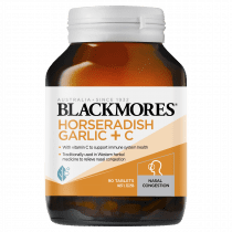 Blackmores Horseradish Garlic plus C 90 Tablets