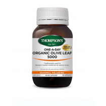 Thompsons One-A-Day Organic Olive Leaf 5000 60 Capsules