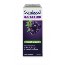Sambucol Cough Liquid Black Elderberry 120ml
