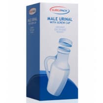 SurgiPack Male Urinal With Screw Cap 1L