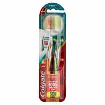Colgate Slim Soft Advance Ultra Soft Toothbrush 2 Pack