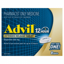 Advil 12 Hour Extended Release 8 Tablet