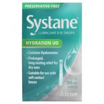Systane Hydration UD Preservative Free Lubricating Eye Drops 0.7ml 30 Vials