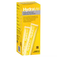 Hydralyte Electrolyte Ice Blocks Tropical 16 X 62.5ml Pack