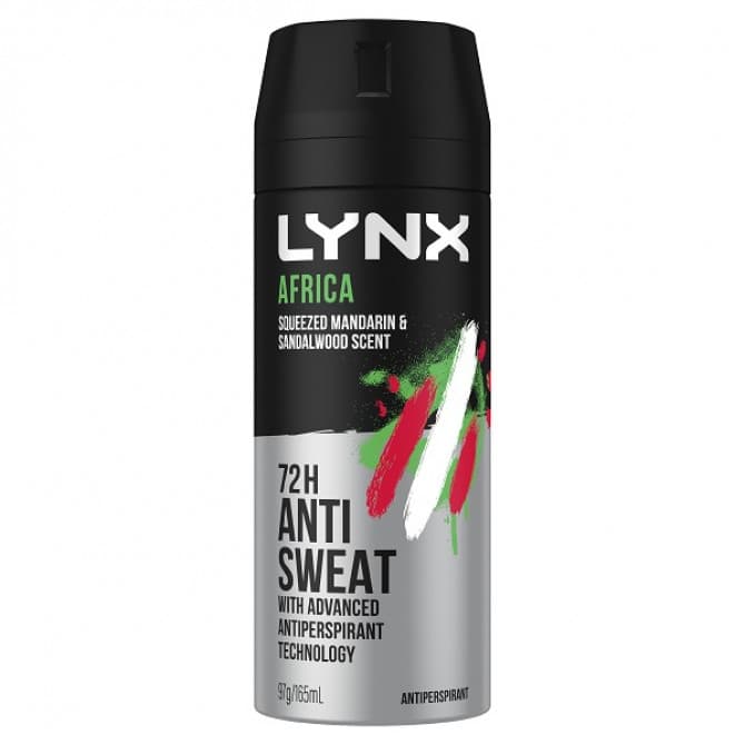 Buy Lynx Antiperspirant Africa 165ml Online Chempro Online