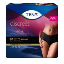 Tena Pants Womens Discreet Black Medium 10 Pack