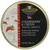 Simpkins Travel Tin Strawberries & Cream 200g