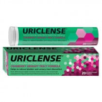 Uriclense Cranberry Effervescent 20 Tablets 