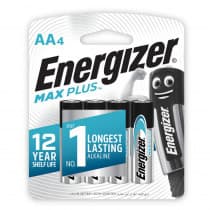 Energizer Max Plus AA 4 Pack