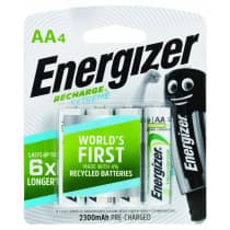 Energizer Rechargeable AA 4 Pack
