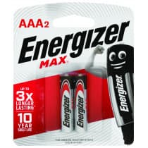 Energizer Max Power Seal AAA 2 Pack