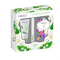 Yardley Gift Set Lily of the Valley Trio Hand Cream, Nail File & Notebook