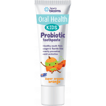 Henry Blooms Kids Probiotic Toothpaste Super Organic Orange 50g
