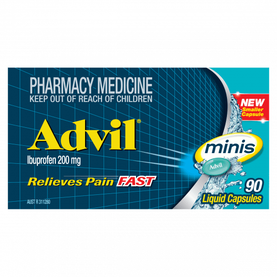 Advil Minis Liquid Capsules 90 Capsules