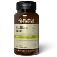 Natures Sunshine Psyllium Hulls 500mg 100 Capsules 
