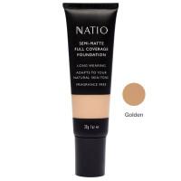 Natio Semi Matte Full Coverage Foundation Golden 30g