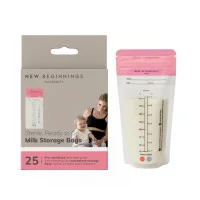 New Beginnings Breastmilk Storage Bags 25 Pack