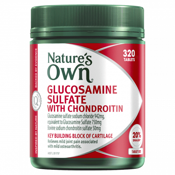 Buy Natures Own Glucosamine Sulfate With Chondroitin 320 Tablets Online