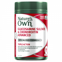 Natures Own Glucosamine Sulfate & Chondroitin Advanced 180 Tablets