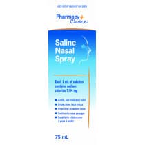 Pharmacy Choice Saline Nasal Spray 75ml