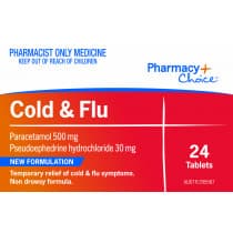 Pharmacy Choice Cold and Flu 24 Tablets S3