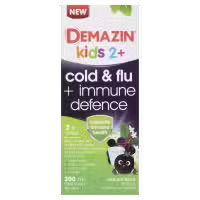 Demazin Kids 2+ Cold & Flu + Immune Defence Natural Berry Oral Liquid 200ml