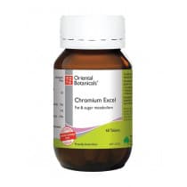 Oriental Botanicals Chromium Excel 60 Tablets