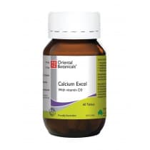 Oriental Botanicals Calcium Excel 60 Tablets