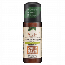 Akin Australian Desert Lime & Sweet Orange Natural Roll-On Deodorant 65ml