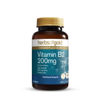 Herbs of Gold Vitamin B2 200mg 60 Tablets