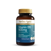 Herbs of Gold Vitamin B5 500mg 60 Capsules