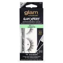 Glam By Manicare 75. Ava - Nicole Glam Xpress Clear Adhesive Eyeliner & Lash Kit