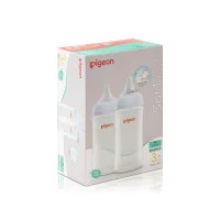 Pigeon SofTouch Bottle PP 240ml Twin Pack 