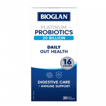 Bioglan Platinum Probiotic Daily Gut Health 20 Billion 30 Capsules