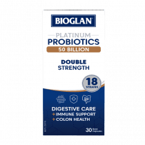 Bioglan Platinum Probiotic Double Strength 50 Billion 30 Capsules