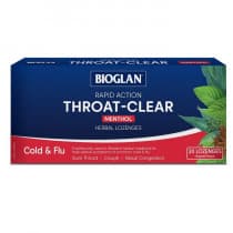 Bioglan Rapid Action Throat-Clear Original 20 Lozenges