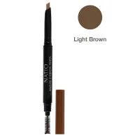 Natio Angled Eyebrow Pencil Light Brown 0.2g