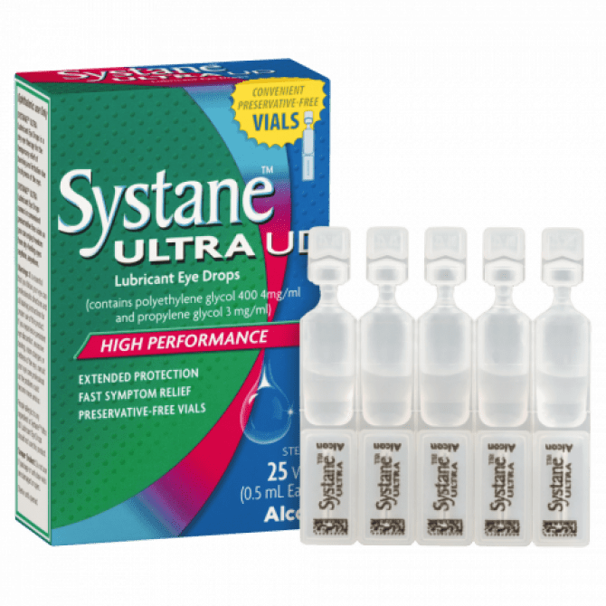 Buy Systane Ultra UD Lubricant Eye Drops 0.5ml x 25 Vials Online Chempro Chemists