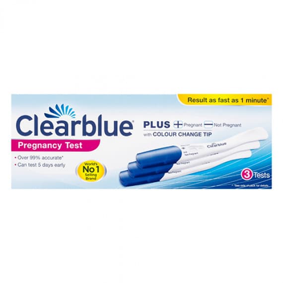 Clearblue Plus Pregnancy Test 3 Packs