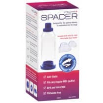 Welcare Spacer with 1 Adult Mask and 1 Child Mask