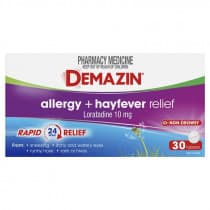 Demazin Allergy Plus Hayfever Relief 30 Tablets