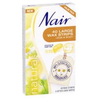 Nair Soft Natural Wax 40 Large Strips