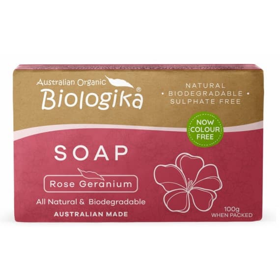 Biologika Rose Geranium Soap Bar 100g